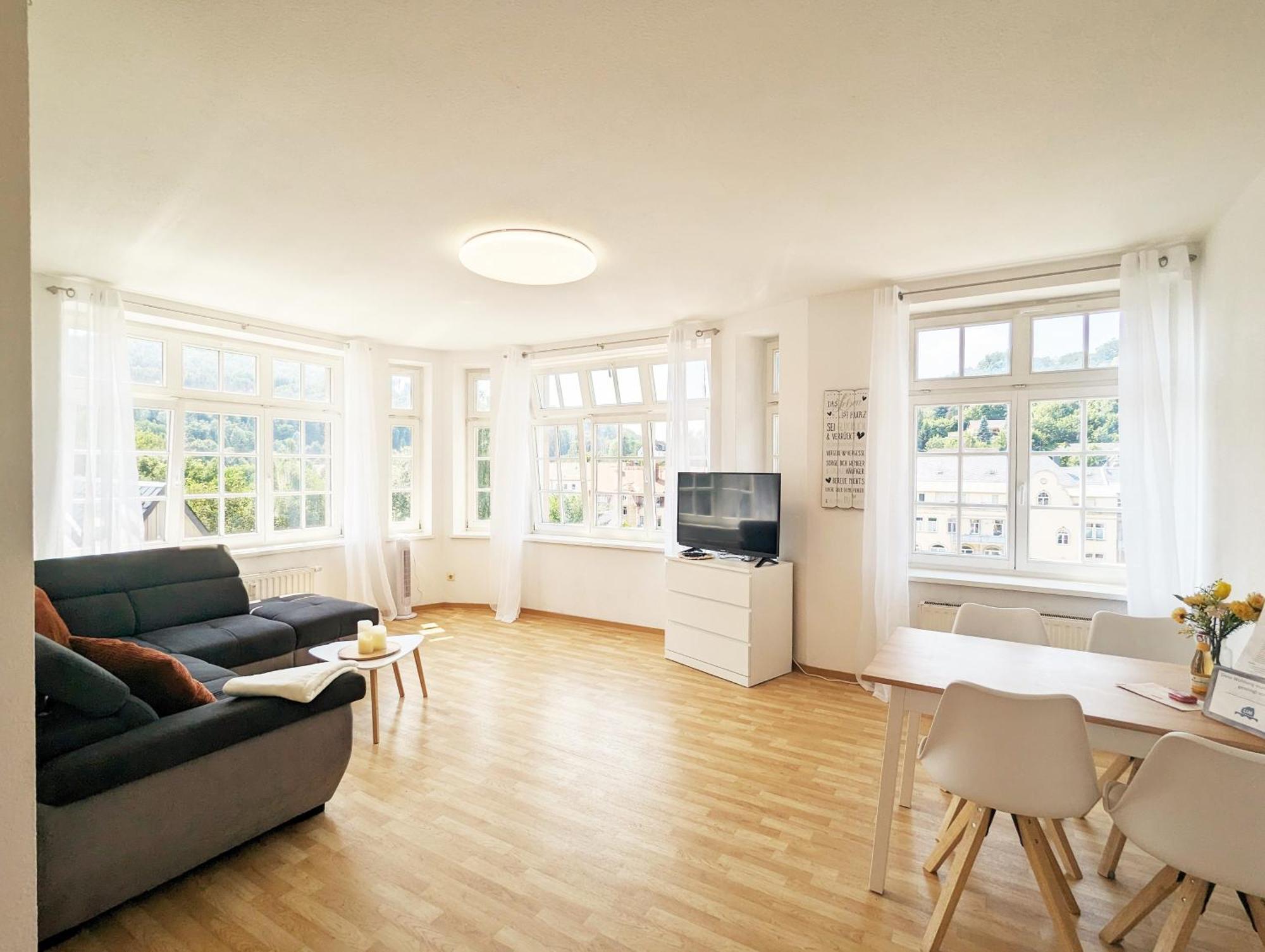 Hw3 - Urlaubsmagie - Helle, Grosse Wohnung Mit Pool Sebnitz Exterior foto