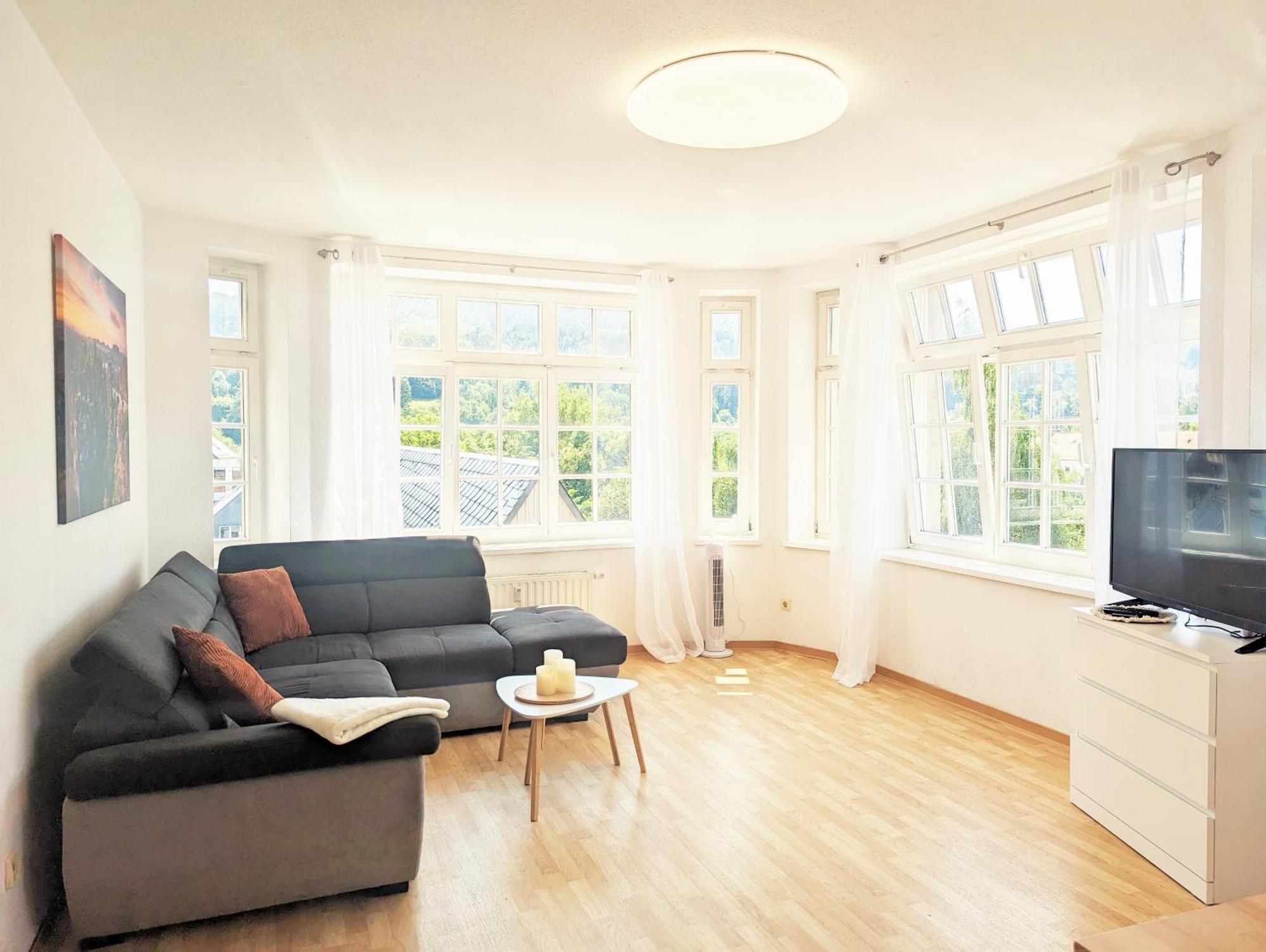 Hw3 - Urlaubsmagie - Helle, Grosse Wohnung Mit Pool Sebnitz Exterior foto